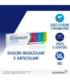 Dicloreum Actigel gel 50 g 1%