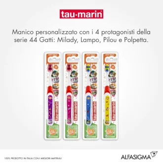 Tau Marin Spazzolino Baby Smile 2-6 anni - edizione 44 gatti