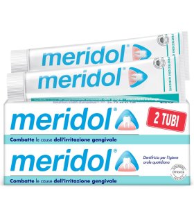 Meridol Dentifricio Bitubo 2 confezioni da 75 ml