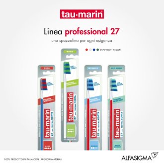 Taumarin Spazzolino Professional 27 Antibatterico Medio - Adatto anche per gengive sensibili