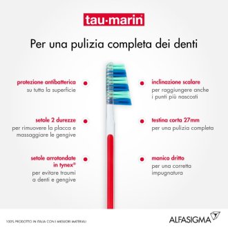 Taumarin Spazzolino Professional 27 Antibatterico Molto Morbido - Adatto anche per gengive sensibili