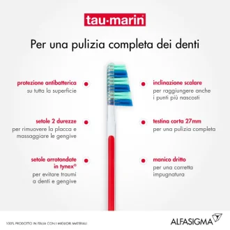 Taumarin Spazzolino Professional 27 Antibatterico Molto Morbido - Adatto anche per gengive sensibili