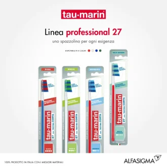 Taumarin Spazzolino Professional 27 Antibatterico Molto Morbido - Adatto anche per gengive sensibili