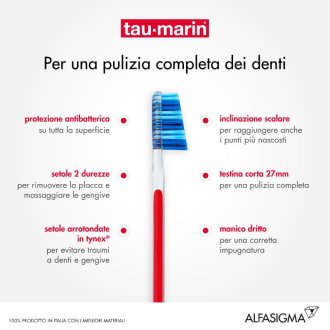 Taumarin Spazzolino Professional 27 Antibatterico Morbido - Adatto anche per gengive sensibili