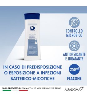 Dermon Detergente Doccia Dermico - Docciaschiuma antibatterico ed antimicotico - 250 ml