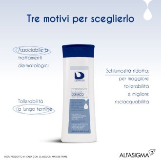 Dermon Detergente Doccia Dermico - Docciaschiuma antibatterico ed antimicotico - 250 ml
