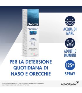 Debrox Spray Naso Orecchie - Spray isotonico per la detersione quotidiana - 125 ml