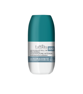 Euphidra Deodorante Roll-On Senza Profumo - Ideale contro la sudorazione intensa - 50 ml