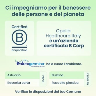 Enterogermina Gonfiore - Integratore alimentare per il meteorismo - 20 bustine