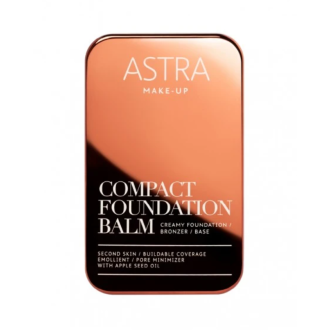 Astra Compact Foundation Balm 03 - Base perfezionante, fondotinta e bronzer - Tonalità light/medium