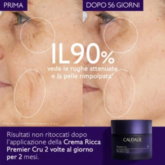 Caudalie Premier Cru La Crema Ricca - Crema viso anti-età globale - 50 ml