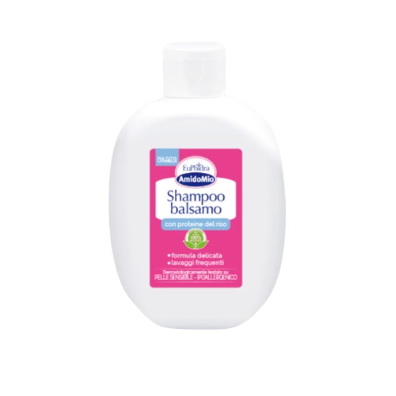 Euphidra Amido Mio Shampoo Balsamo 2 in 1 - Detergente e districante per  capelli di adulti e