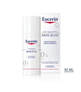 Eucerin Antirose Trattamento Notte Lenitivo - Crema notte per rosacea e couperose - 50 ml