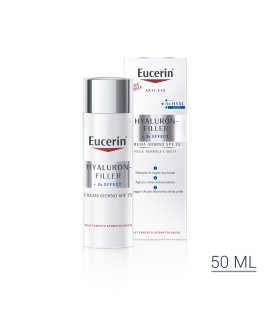 Eucerin Hyaluron Filler + 3X Effect Crema Giorno SPF15 - Crema viso con protezione solare per pelle normale e mista - 50 ml