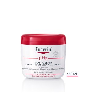 Eucerin pH5 Soft Cream - Crema idratante per pelle secca e sensibile - 450 ml