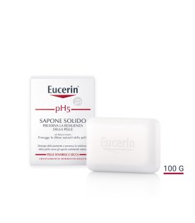 Eucerin pH5 Sapone Solido - Detergente solido per pelle secca e sensibile - 100 g