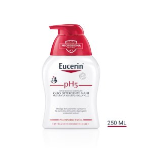 Eucerin pH5 Olio Detergente Mani - Detergente per mani secche e screpolate - 250 ml