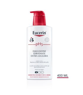 Eucerin pH5 Emulsione Idratante Extra Leggera - Crema corpo idratante per pelle secca e sensibile - 400 ml