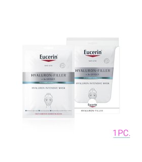 Eucerin Hyaluron Filler + 3X Effect Maschera Intensiva Antirughe - Maschera viso in tessuto per rughe sottili - 1 pezzo