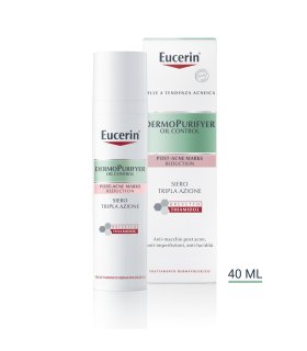 Eucerin Dermopurifyer Siero Tripla Azione - Siero anti macchie da acne, anti imperfezioni ed anti lucidità - 40 ml