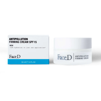 FaceD Antipollution Firming Cream SPF15 - Crema rassodante antinquinamento per viso e collo - 50 ml