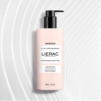 Lierac Arkeskin Il Latte Corpo Menopausa - Crema corpo tonificante e nutriente per donne in menopausa - 400 ml