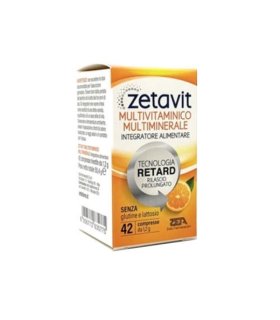 Zetavit Multivitaminico Multiminerale - Integratore alimentare a base di vitamine e minerali - 42 compresse