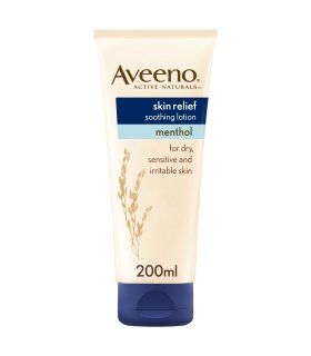 Aveeno Skin Relief Crema Lenitiva al Mentolo - Crema corpo contro la secchezza cutanea - 200 ml