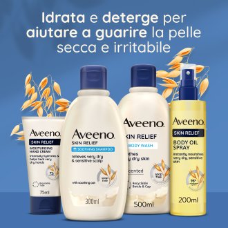 Aveeno Skin Relief Shampoo Lenitivo - Ideale per cuoio capelluto da secco a molto secco - 300 ml