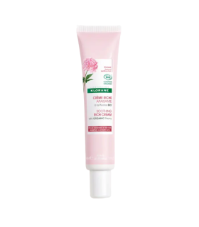 Klorane Crema Ricca Lenitiva alla Peonia Bio - Crema viso per pelle secca e sensibile - 40 ml