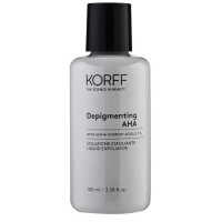 Korff Depigmenting AHA Esfoliante Viso - Soluzione schiarente per pelle con imperfezioni - 100 ml