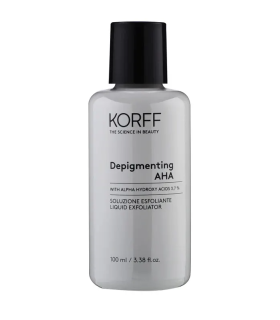 Korff Depigmenting AHA Esfoliante Viso - Soluzione schiarente per pelle con imperfezioni - 100 ml