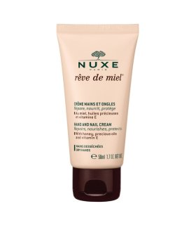 Nuxe Reve De Miel Crema Mani e Unghie - Crema nutriente e protettiva per mani secche - 50 ml