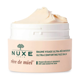 Nuxe Reve De Miel Balsamo Viso Ultra-Riconfortante - Trattamento nutriente per pelle secca e sensibile - 50 ml