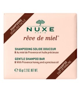 Nuxe Reve De Miel Shampoo Solido - Shampoo al miele districante e delicato - 65 g