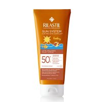 Rilastil Sun System Latte Vellutato Baby SPF50+ - Protezione solare molto alta per bambini - 200 ml Rilastil Sun System Latte Vellutato Baby SPF50+ - Protezione solare molto alta per bambini - 200 ml