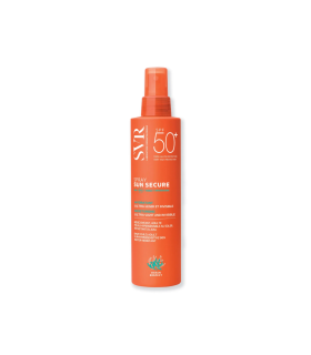 SVR Sun Secure Spray Invisibile SPF 50+ - Protezione solare viso e corpo adatta per adulti e bambini - 200 ml
