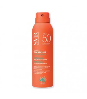SVR Sun Secure Brume Spray Invisibile SPF 50+ - Protezione solare viso e corpo adatta per adulti e bambini - 200 ml