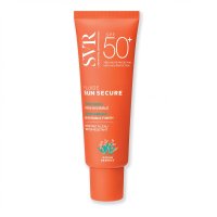 SVR Sun Secure Fluide Viso SPF 50+ - Protezione solare viso tocco secco per bambini e adulti - 50 ml
