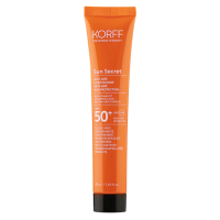 Korff Sun Secret Fluido Viso SPF50+ - Fluido viso antimacchie con protezione solare molto alta - Colore 02 Dark - 50 ml Korff Sun Secret Fluido Viso SPF50+ - Fluido viso antimacchie con protezione solare molto alta - Colore 02 Dark - 50 ml
