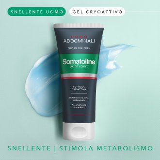 Somatoline Skin Expert Uomo Addominali Top Definition - Trattamento tonificante crioattivo - 200 ml