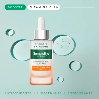 Somatoline Cosmetic Viso Skincure Booster Illuminante - Trattamento urto a base di Vitamina C - 30 ml