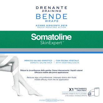 Somatoline Skin Expert Bende Snellenti Start Kit - Per ridurre la circonferenza delle gambe - 2 bende riutilizzabili