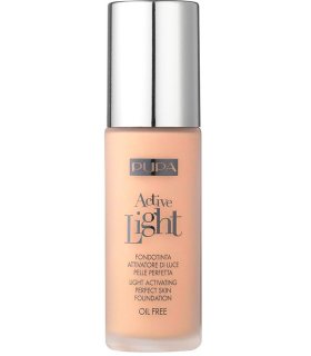 Pupa Active Light Fondotinta Fluido SPF10 021 - Fondotinta effetto luminoso - Tonalità warm beige