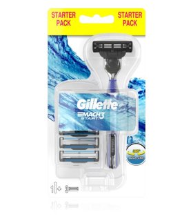 GILLETTE MACH 3 RASOIO START+ 3LAM