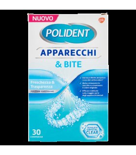 POLIDENT TABS APPAREC E BITE 30COM