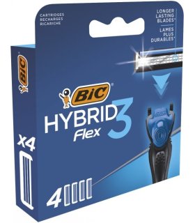 BIC HYBRID FLEX 3 LAME X 4