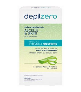 DEPILZERO STRISCE ASCELLE&INGU 20P