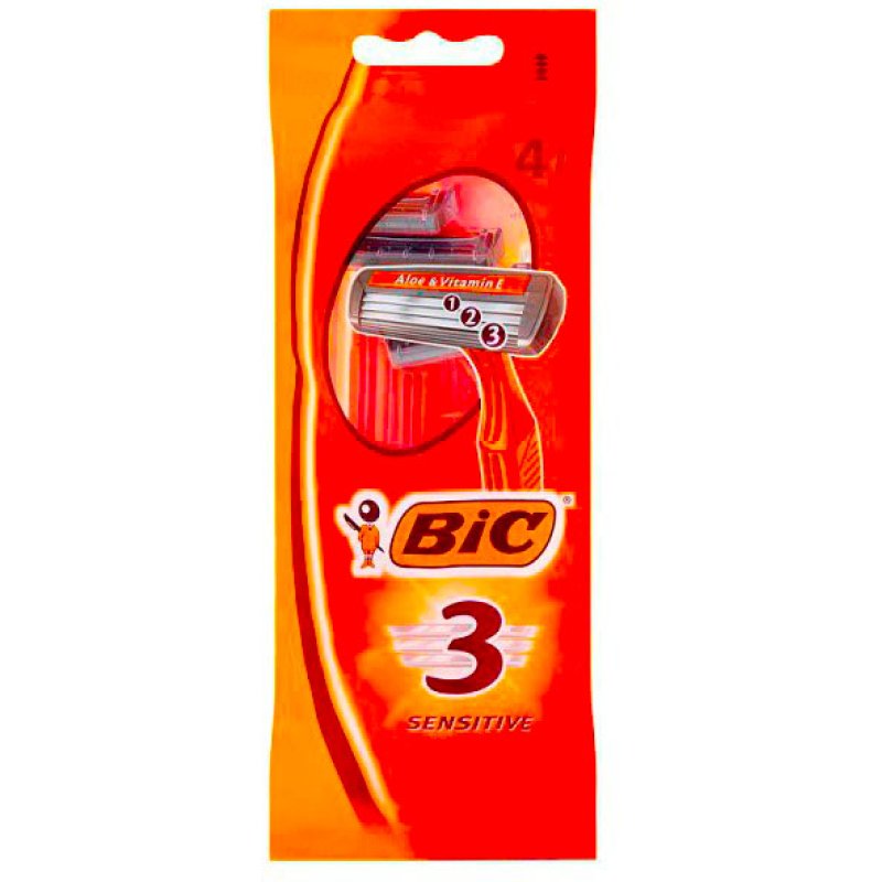 BIC 3 RASOIO BARBA TRILAMA X 4 BIC 3 RASOIO BARBA TRILAMA X 4