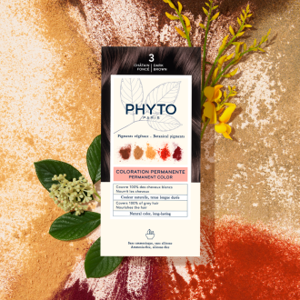 Phyto Phytocolor Colorazione Permanente Tinta Numero 3 - Tinta capelli colore castano scuro